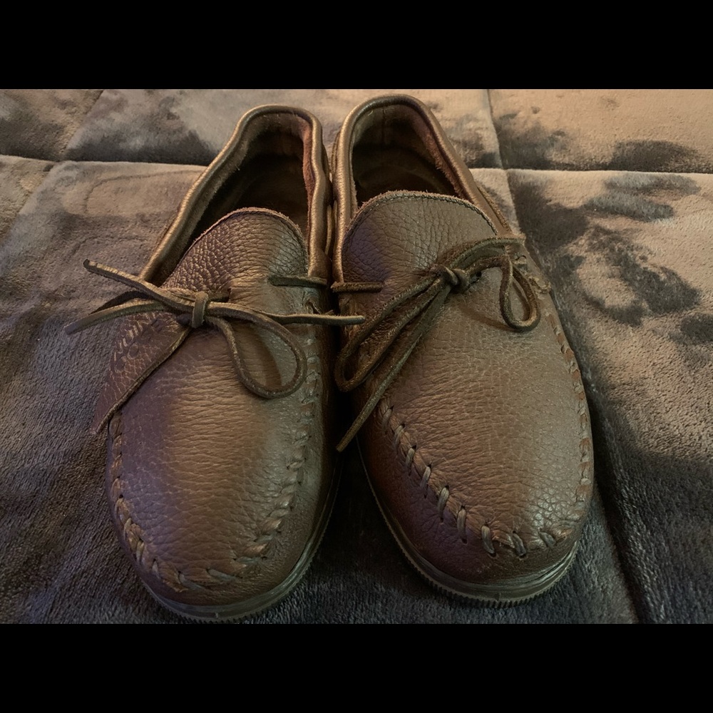 Mens 12 Minnetonka Moccasins Moose Hide